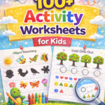 100+ Activity Worksheets for Kids (Matching, Coloring & Fun Learning PDF)
