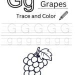 Letter G 4-Line Tracing Worksheet (Free PDF Download)