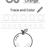 Letter O 4-Line Tracing Worksheet (Free PDF Download)