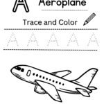 Letter A Tracing Worksheet for Nursery (Free PDF)