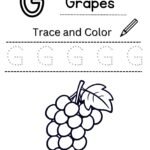 Letter G Tracing Worksheet for Nursery (Free PDF)
