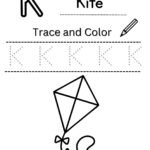 Letter K Tracing Worksheet for Nursery (Free PDF)