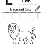 Letter L Tracing Worksheet for Nursery (Free PDF)