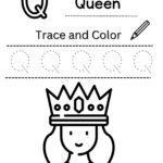 Letter Q Tracing Worksheet for Nursery (Free PDF)