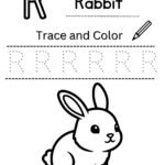 Letter R Tracing Worksheet for Nursery (Free PDF)