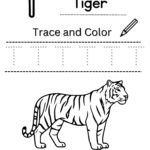 Letter T Tracing Worksheet for Nursery (Free PDF)