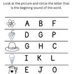 Beginning Letter Sound Activity