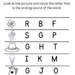 Ending Letter Sound Activity