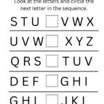 Find the Missing Alphabet Worksheet