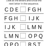 Find the Next Alphabet Worksheet