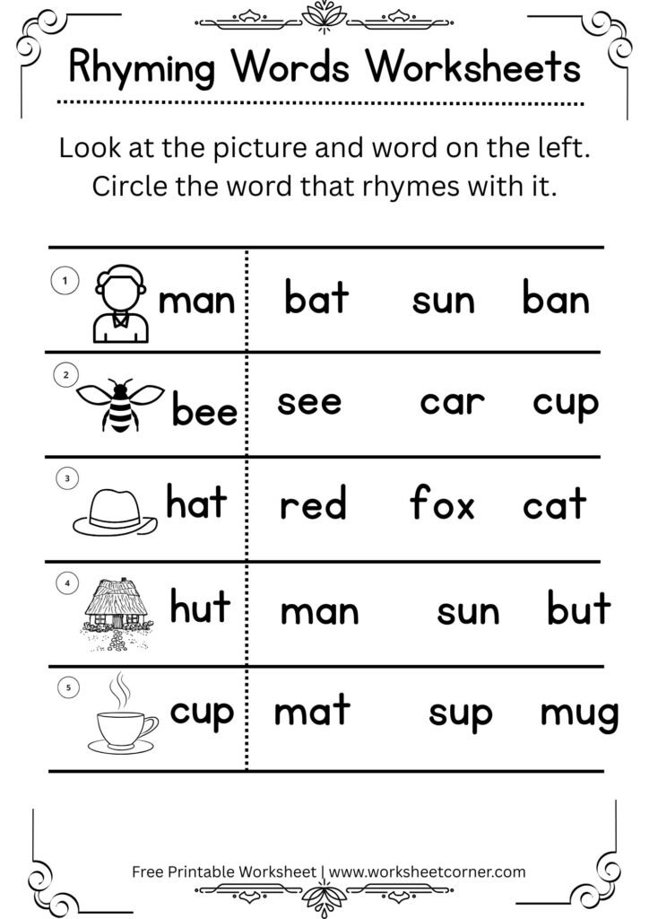 Fun Rhyming Activity for Kids