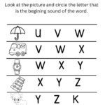 Match the Beginning Sound Worksheet