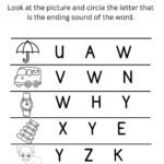 Match the Ending Sound Worksheet