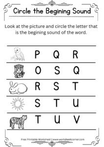 Free Printable Phonics Worksheets for Preschool & Kindergarten ...