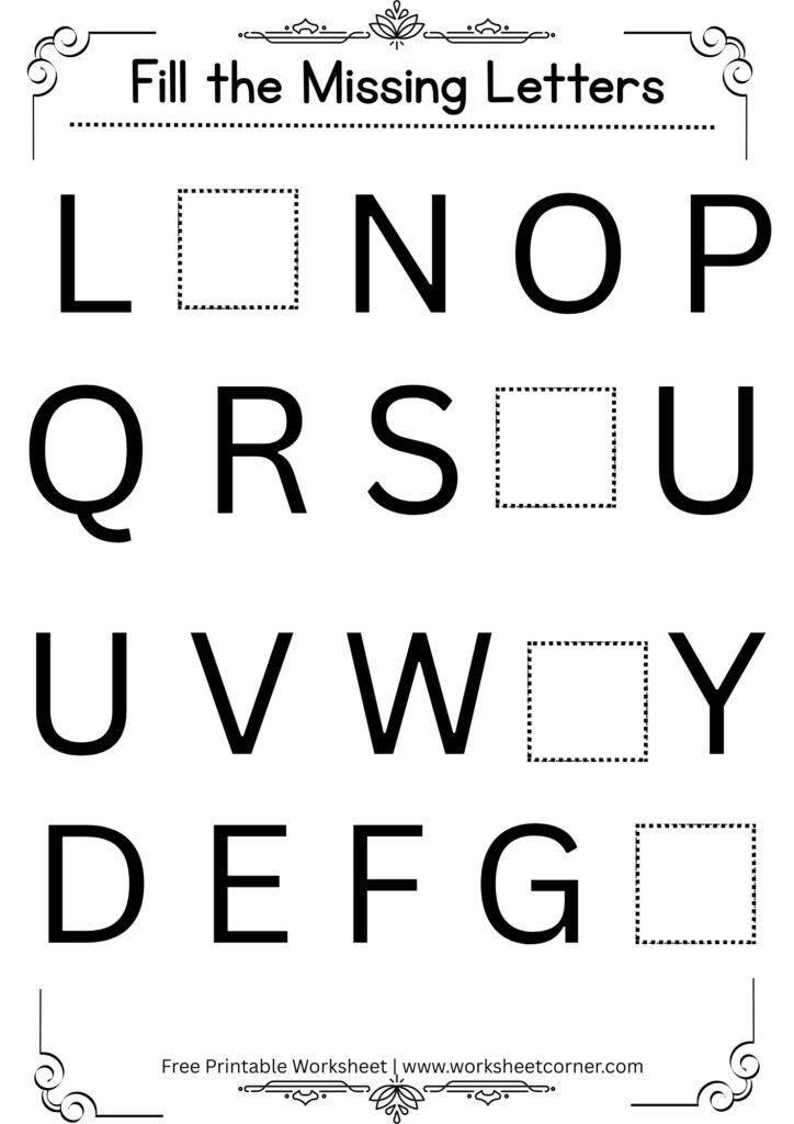 Circle the Missing Letter Worksheet (Free Printable PDF)-05