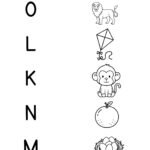 Match the Letter Worksheet for Kids Mixed Letters-02 (Free Printable PDF)