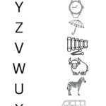 Match the Letter Worksheet for Kids Mixed Letters-05 (Free Printable PDF)