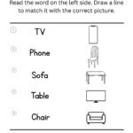 Household Object Matching Activity