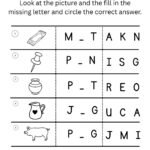 Mat Pin Pot CVC Worksheets