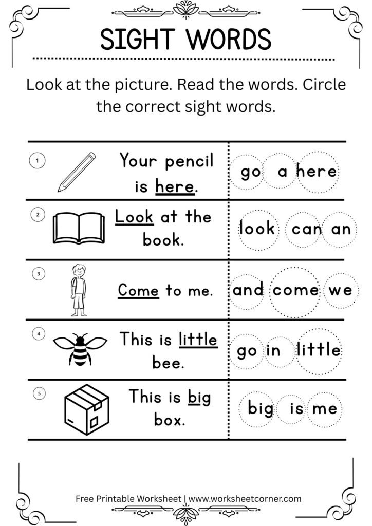 sight-words-here-look-come-little-big-worksheets