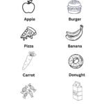 Free Printable Healthy and Unhealthy Food Worksheets for Preschool & Kindergarten