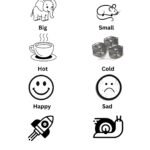 Free Printable Opposite Words Worksheets for Preschool & Kindergarten