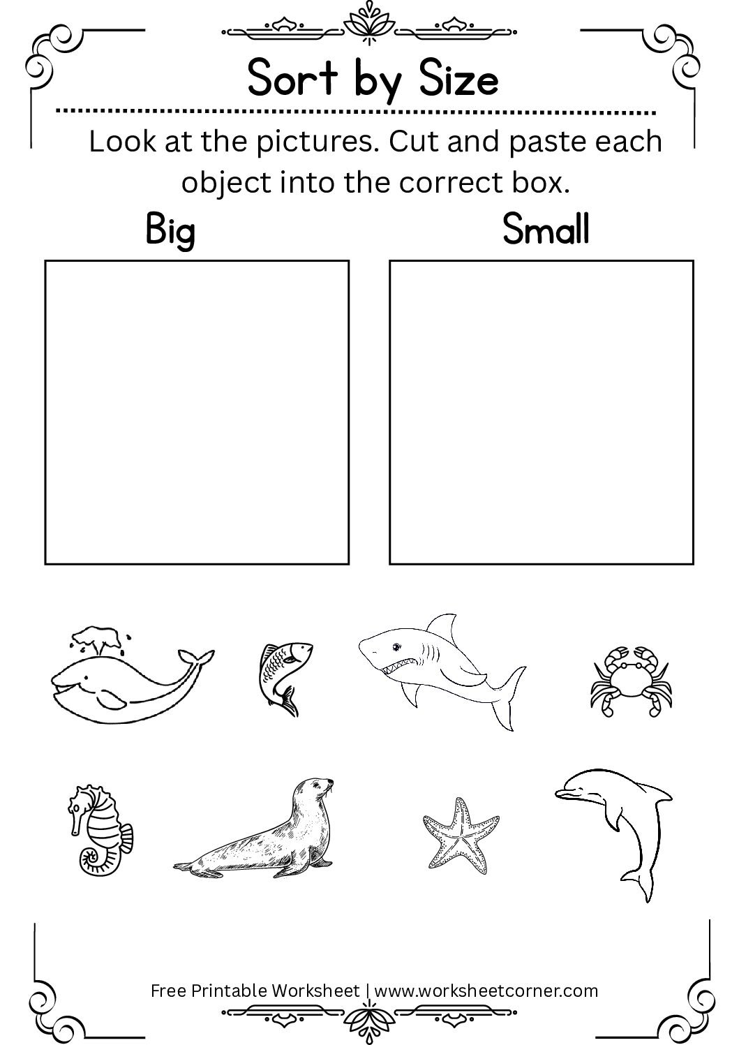 Matching, Sorting & Visual Skills Mega Bundle – Printable Preschool Worksheets - Image 7