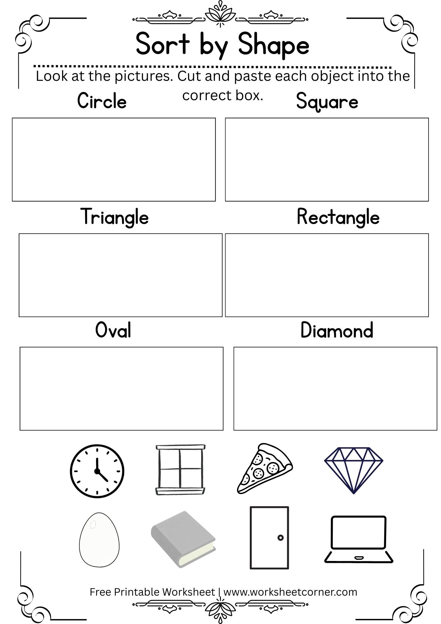 Matching, Sorting & Visual Skills Mega Bundle – Printable Preschool Worksheets - Image 8